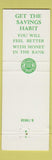 Matchbook Cover - 1st National Bank Falls City NE