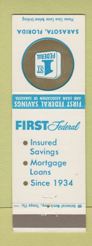 Matchbook Cover - 1st Federal Savings Sarasota FL