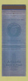 Matchbook Cover - Atlantic Bank and Trust Lake Wales FL WEAR