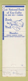 Matchbook Cover - 1st National Bank of Eau Gallie FL