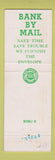Matchbook Cover - 1st National Bank Falls City NE