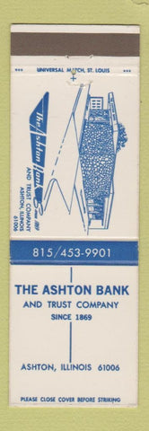 Matchbook Cover - Ashton Bank and Trust IL