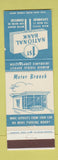 Matchbook Cover - 1st National Bank Bank Savannah TN