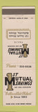 Matchbook Cover - 1st Mutual Savings and Loan Belleville IL