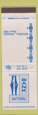 Matchbook Cover - 1st National Bank Mitchell IN