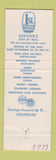 Matchbook Cover - 1st Federal Savings Westfield NJ Union Middlesex