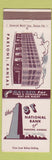 Matchbook Cover - 1st National Bank Parsons KS