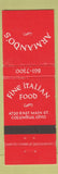 Matchbook Cover - Armando's Fine Italian Food Columbus OH
