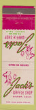 Matchbook Cover - Jack's Waffle Shop Bishop CA