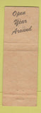 Matchbook Cover - Crystal Bay Club NV Casino WEAR
