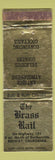 Matchbook Cover - Brass Rail Redway CA WEAR