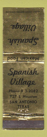 Matchbook Cover - Spanish Villa San Antonio TX WEAR