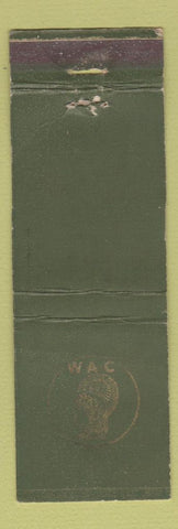 Matchbook Cover - WAC Women's Auxiliary