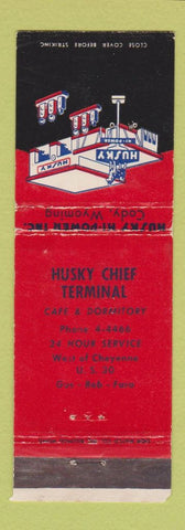 Matchbook Cover - Husky Chief Terminal oil gas Cody WY WEAR