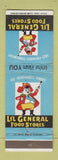 Matchbook Cover - Lil General Food Stores