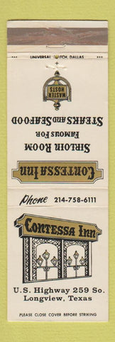 Matchbook Cover - Contessa Inn Longview TX
