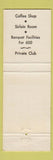 Matchbook Cover - Contessa Inn Longview TX