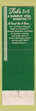 Matchbook Cover - Ted's Restaurant Bloomfield Hills MI WEAR