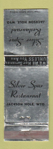 Matchbook Cover - Silver Spur Restaurant Jackson Hole WY WORN