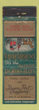 Matchbook Cover - Dobbs Hats Rogers Peet  WORN