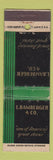Matchbook Cover - L Bamberger Store