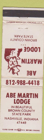 Matchbook Cover - Abe Martin Lodge Nashville IN WEAR