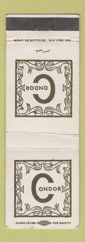 Matchbook Cover - Condor San Francisco CA