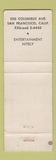 Matchbook Cover - Condor San Francisco CA