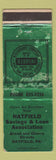 Matchbook Cover - Hatfield Savings and Loan PA WORN