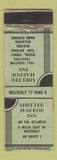 Matchbook Cover - Shelton Harbor Inn Westerly RI GREEN low phone # WORN