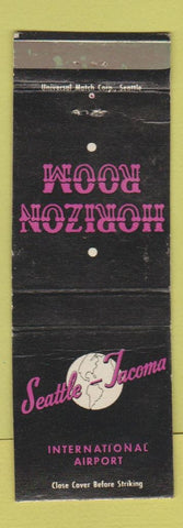 Matchbook Cover - Seattle Tacoma International Airport WA