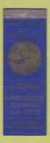Matchbook Cover - Sherwood's Flowewrs Gifts FTD Covington GA Johnson Boat Motors