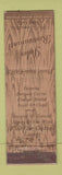 Matchbook Cover - Jules Restaurant Encino CA