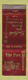 Matchbook Cover - Fox and Hounds Seattle WA WEAR
