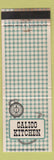 Matchbook Cover - Calico Kitchen