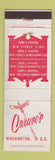 Matchbook Cover - Caruso's Washington DC restaurant