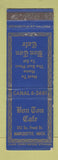 Matchbook Cover - Bon Ton Cafe Marquette MI