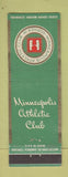 Matchbook Cover - Minneapolis Athletic Club MN WEAR