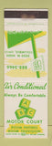 Matchbook Cover - ABC Motor Court Columbus OH