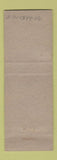 Matchbook Cover - Commercial Lunch Buffet Rochester MN WEAR