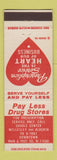 Matchbook Cover - Pay Less Drug Stores