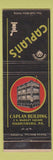 Matchbook Cover - Caplan's Drug Store Harrisburg PA