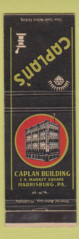 Matchbook Cover - Caplan's Drug Store Harrisburg PA