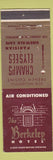 Matchbook Cover - Berkeley Hotel Montreal QC