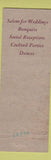 Matchbook Cover - Berkeley Hotel Montreal QC