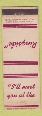 Matchbook Cover - Ringside ADVANCE
