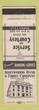 Matchbook Cover - Southmoor Bank and Trust Chicago IL