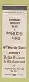 Matchbook Cover - Domenic's Delta Saloon Virginia City NV WEAR