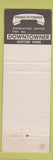 Matchbook Cover - Downtowner Motor Inns Houston TX