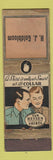 Matchbook Cover - Van Heusen Men's Clothes HJ Goldbloom WEAR